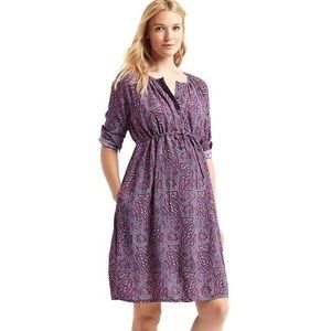 Gap Paisley Woven Dress Sz S